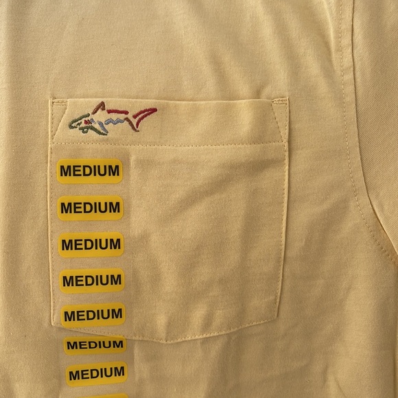 Mens Medium Tee NWT Yellow - Picture 2 of 4